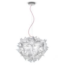 Veli lampa wisząca 4x8W E27 230V biała struktura